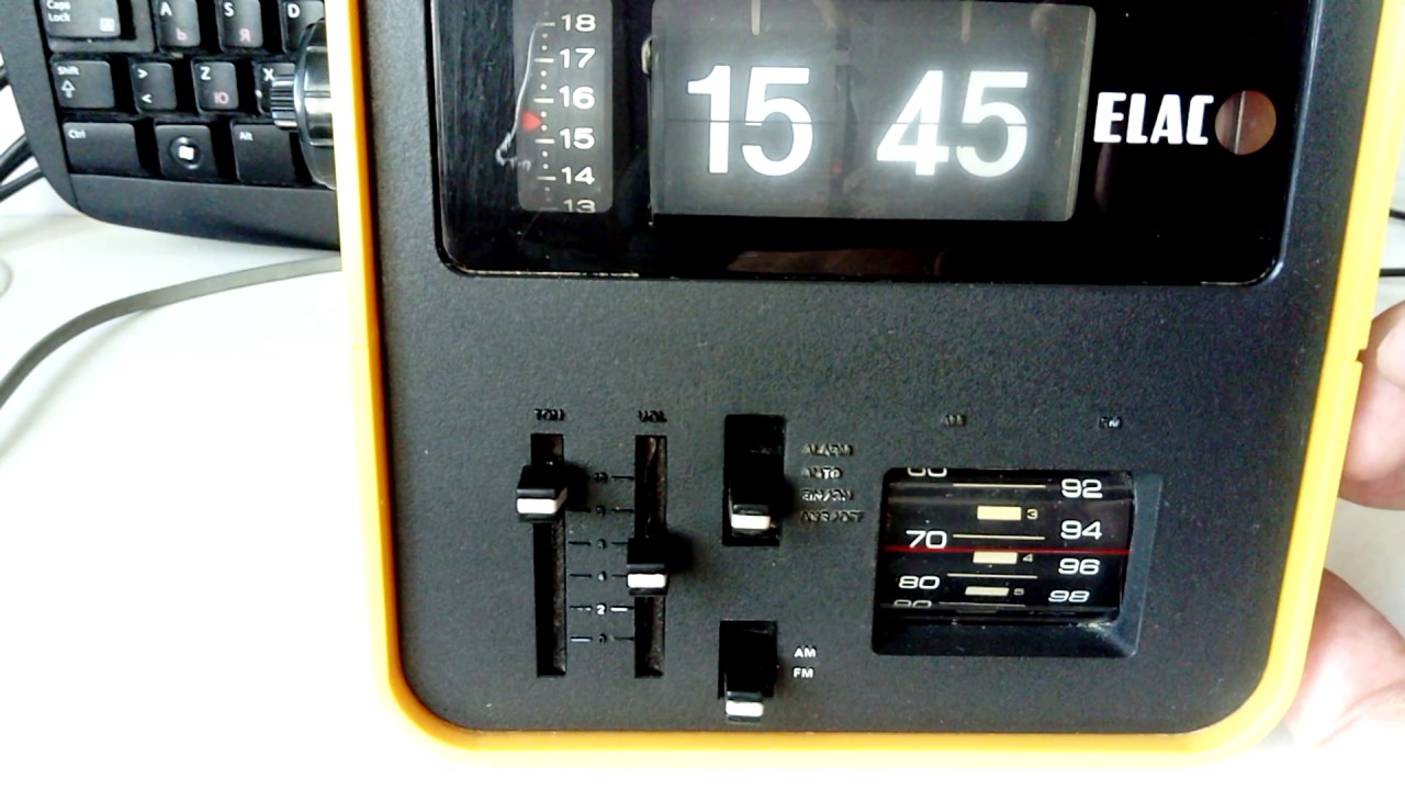 ELAC RD100 Flip Clock 1970s **FOR SALE!** - YouTube