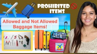 Not ALLOWED In Baggage | What is not allowed to Carry in Flight ? Mamta Sachdeva