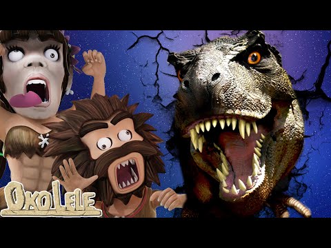 Oko Lele ⚡ Cavemen Vs Dinosaurs ? Best episodes collection | CGI animated short