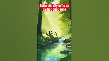 Chiếc cốc đầy nước và bài học cuộc sống  #baihocmoingay #cuocsongtichcuc