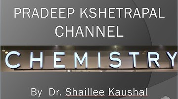 CHXI-3-01 Classification of elements (2016) By Shaillee Kaushal, Pradeep Kshetrapal channel