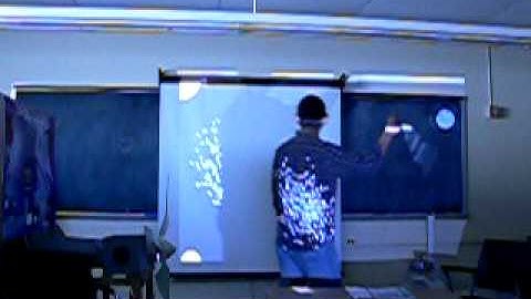 Kinect Depth Difference Tracking - Particle System