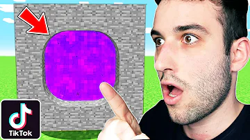 PROBAMOS Los TIKTOK Más VIRALES De MINECRAFT FUNCIONARAN EP 52 PROBAMOS Los TIKTOK Más VIRALES De MINECRAFT FUNCIONARAN EP 52