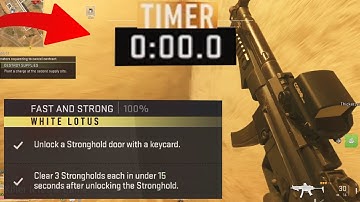 DMZ: CLEAR 3 STRONGHOLDS each in under 15 SECONDS - HOW to CLEAR A STRONGHOLD in UNDER 15 SECONDS