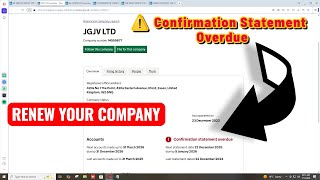 How to Renew Your UK LTD Company 2026 | Confirmation Statement Overdue – Avoid Penalties & Strikes
