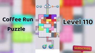 ☕ Coffee Run Puzzle Level 110 Walkthrough 🔍 | Coffee Run Level 110