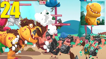 Dino Bash - Level 76-77 - All Levels Walkthrough [ Android iOS ] Gameplay