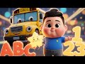 🔴 LIVE ABC Songs, Counting & Kids Poems 🎉 | Wheels on the Bus, Baby Shark, Farm & Construction Fun