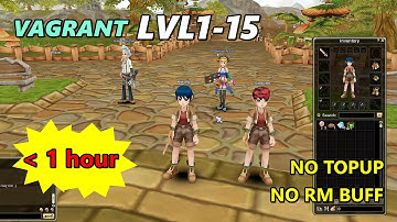 BEGINNER GUIDE (Flyff Universe) Vagrant Level 1-15 [Free2Play]