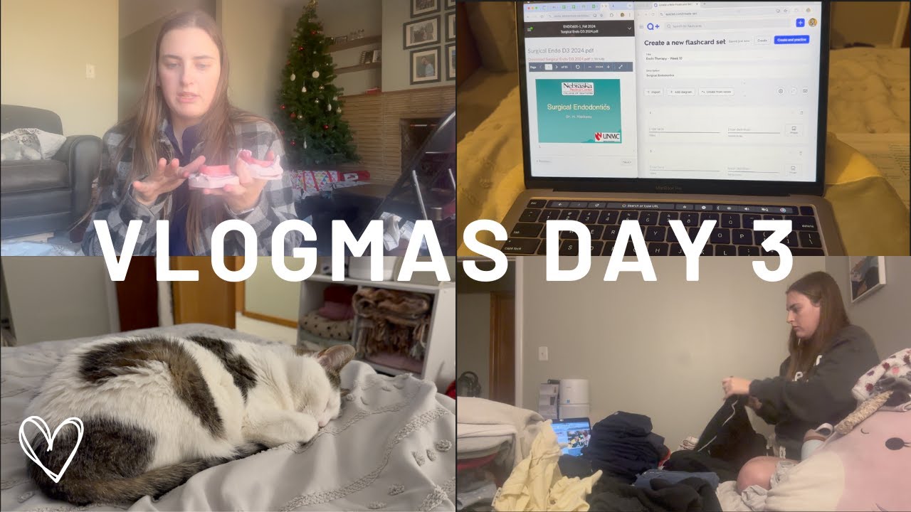 Day in the Life of a 3rd Year Dental Student ~ Vlogmas Day 3 - YouTube
