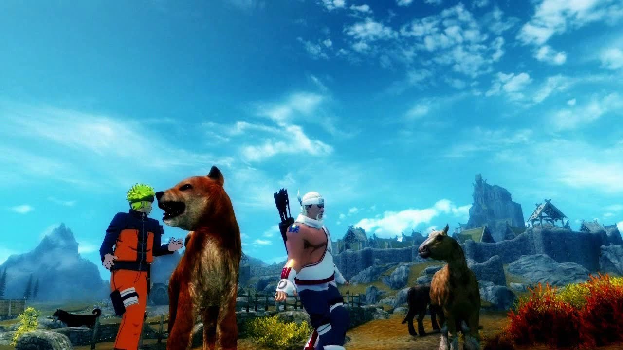 skyrim naruto mod download