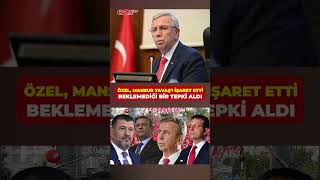 Mansur Yavaş, adaylık konusunda  Özel'e beklemediği bir tepki verdi