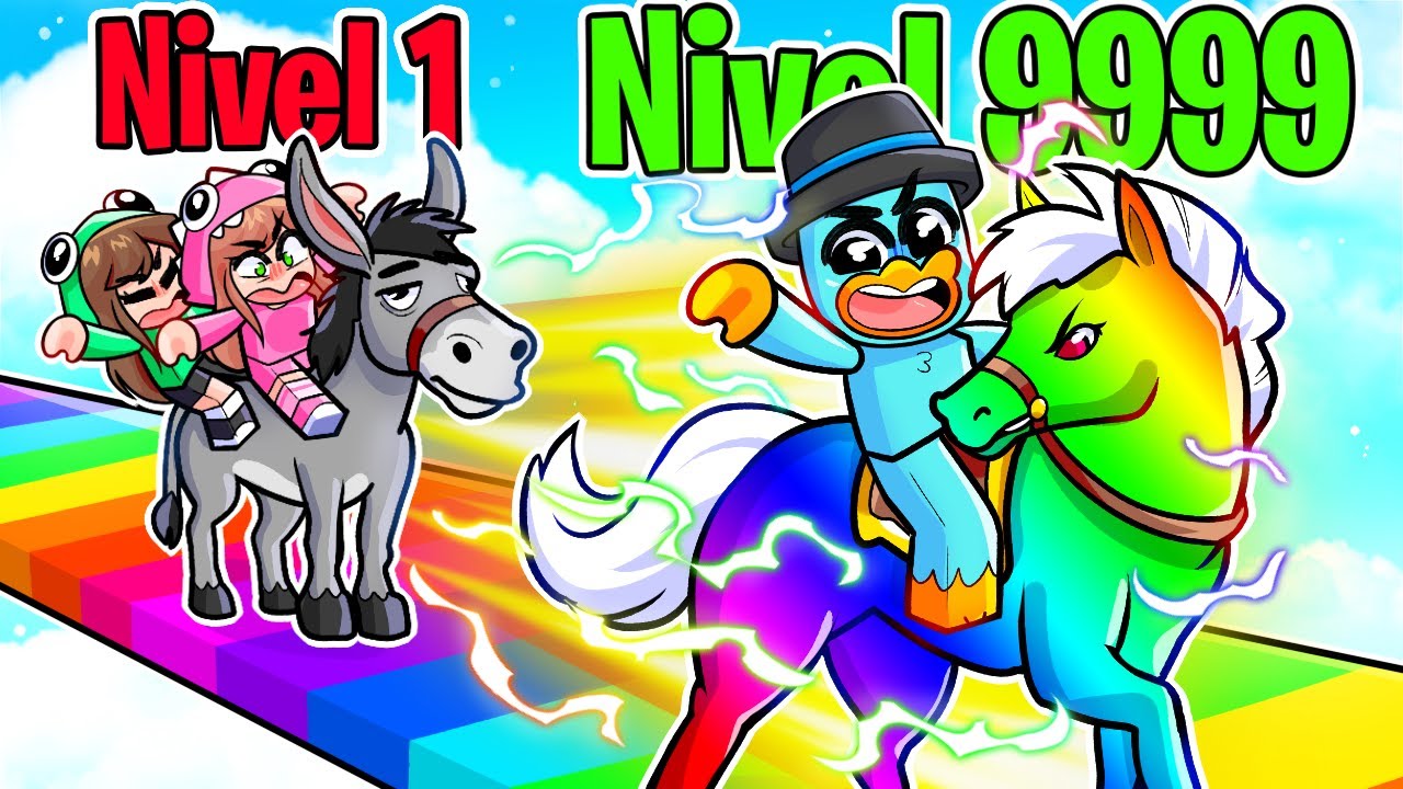 Mejorando De CABALLO NOOB a DIOS en Roblox Con MIS AMIGOS…