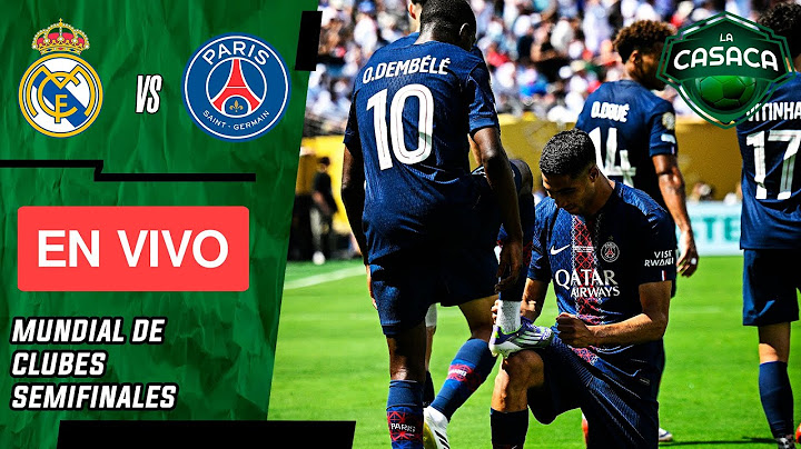 🚨 Real Madrid vs PSG EN VIVO 🔥 Mundial de Clubes 2025 🏆
