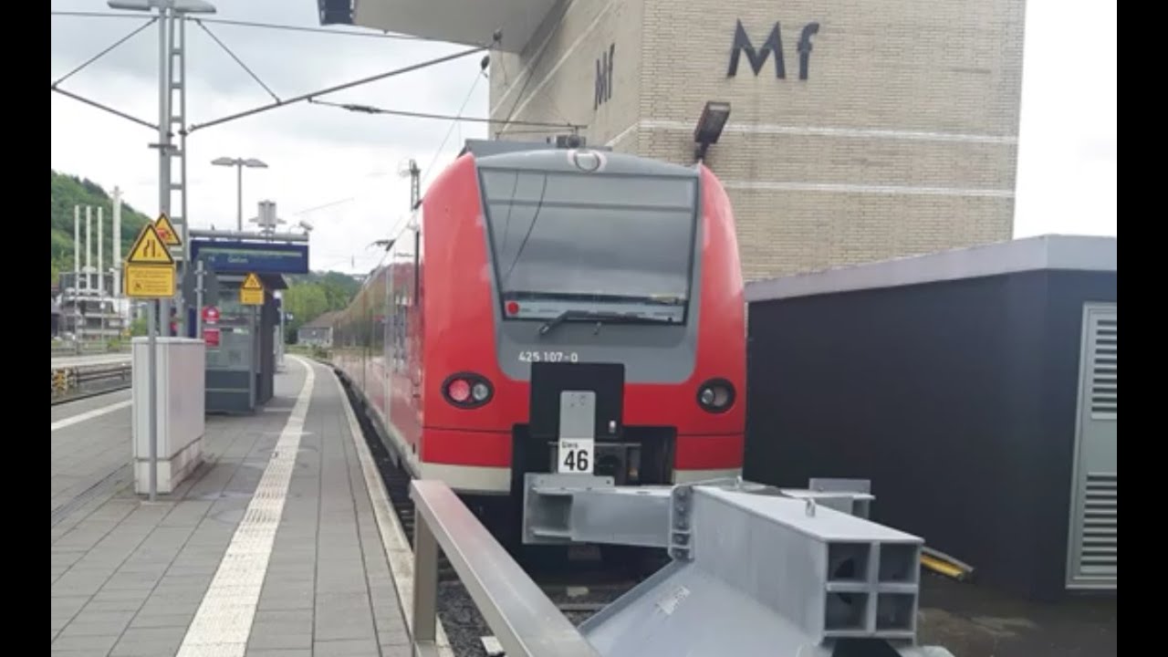 Main Weser Bahn - RB 41 Mitfahrt von Gießen bis Marburg (BR 425)
