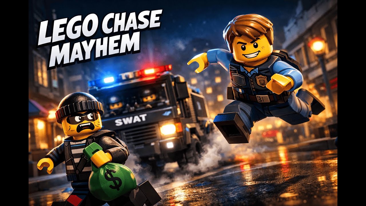 LEGO City Undercover Cartoon Animation – SWAT Assault, Robber LEGO Heist, Pure Comedy