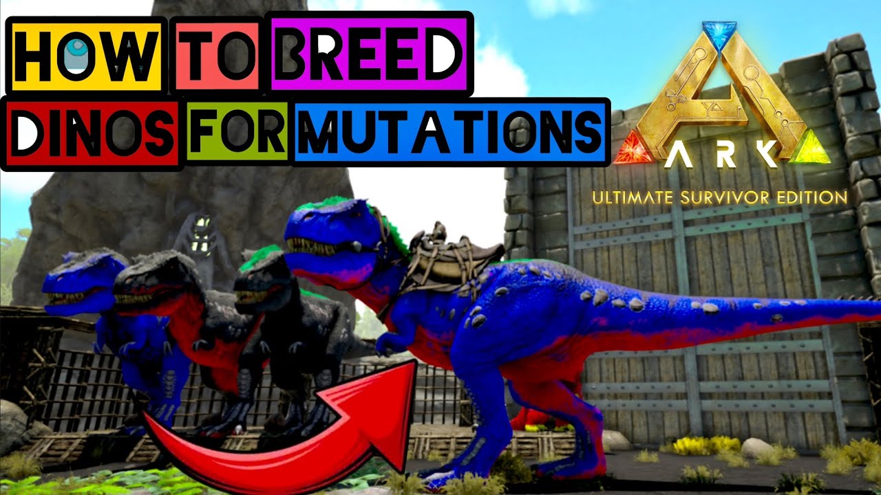 How To Breed Dinos For Mutations and Stats Ark Mobile | Ark Ultimate Mobile Edition