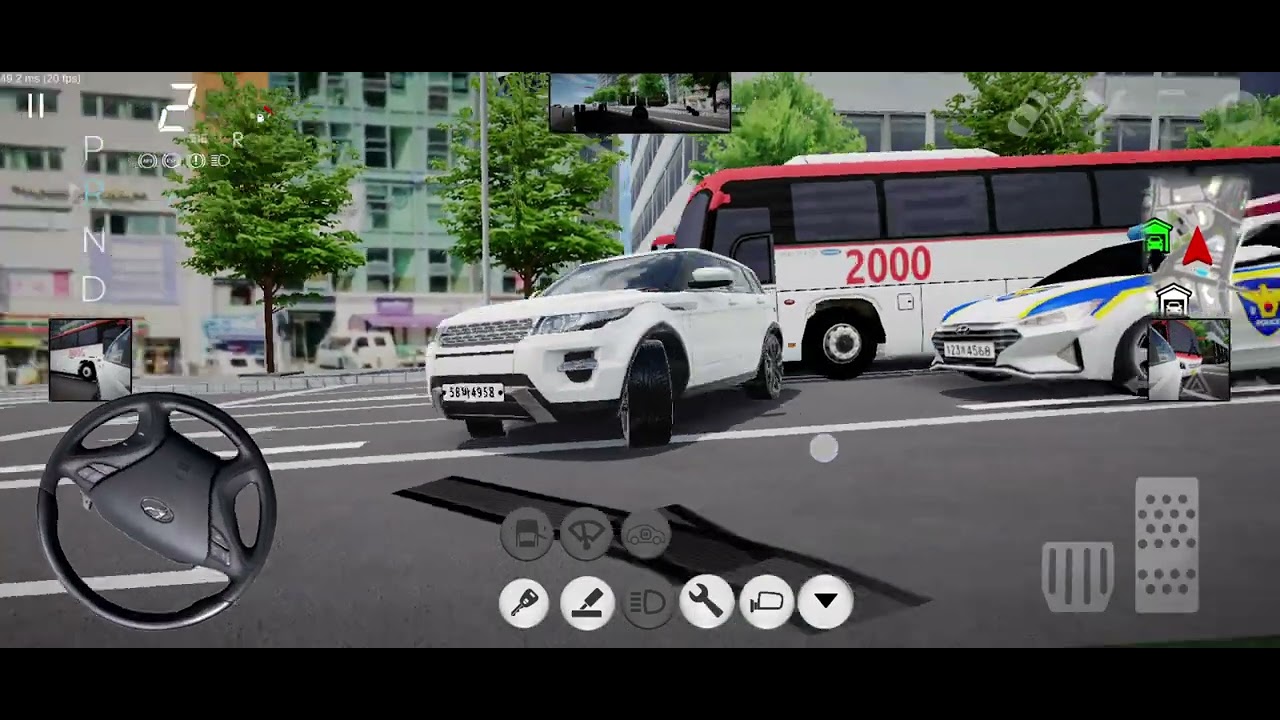 3d운전게임4.0 신차suv 랜드로버 주행 테스트,레이싱