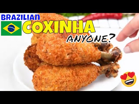 Coxinha - Authentic Brazilian Chicken Croquettes | Yummylogy | Tasty Recipes - Worldwide Food