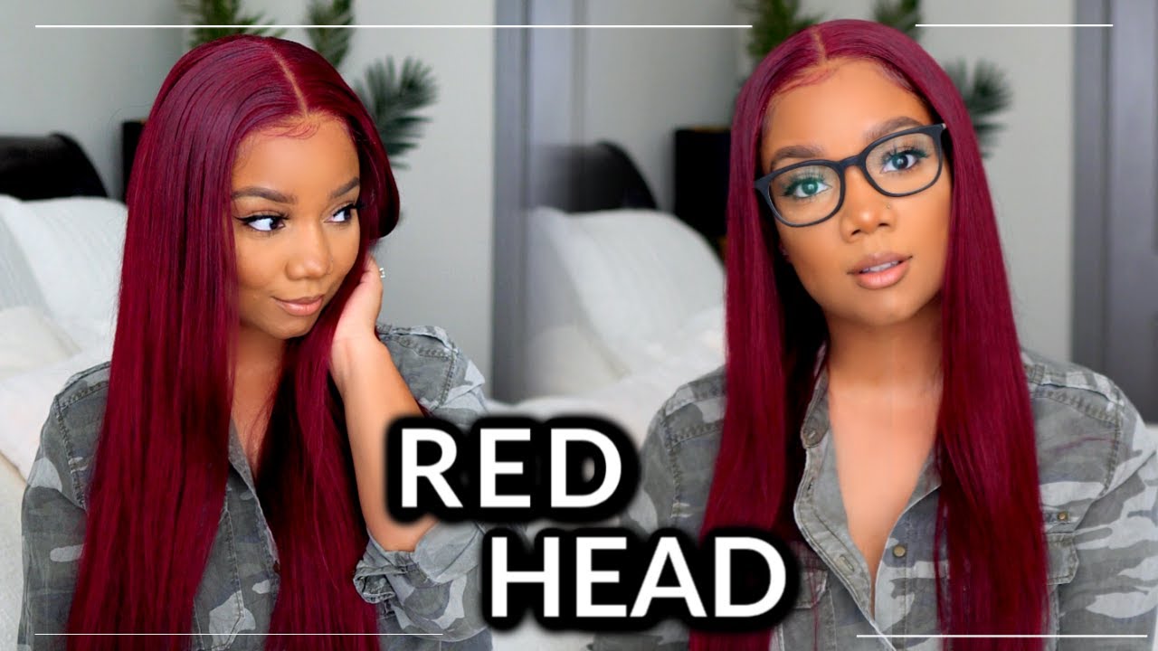 HOT LIKE FIRE! 🔥😱 GRWM MUST HAVE PRE-COLORED BURGUNDY WIG for SUMMER! | WEST KISS HAIR