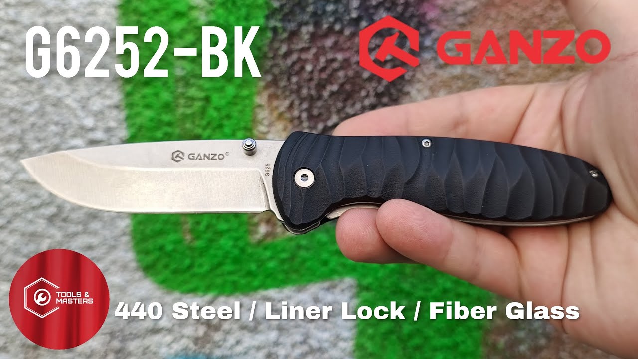 ‼️GANZO "G6252-BK"| Бюджетный и неприхотливый  нож .Обзор.‼️