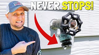 How To Fix A Leaking Outdoor Faucet For Pennies!