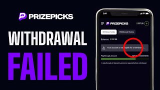 Prizepicks Withdrawal Failed ⧸ Not Working - EASY FIX 2025