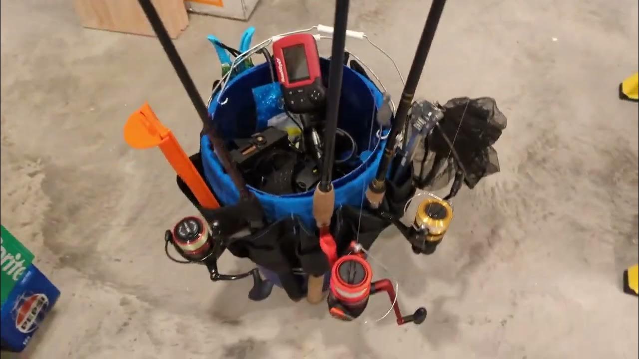 Kayak Fishing Bucket Hack (DIY Fishing Bucket Hack) YouTube