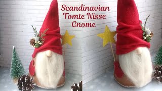 DIY Scandinavian Tomte Nisse Gnome / Christmas Gnome / Home decor