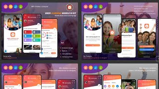 Uber e-Learning Mobile UI Kit Design Presentation | My Portfolio on Behance, UI8.net, Uplabs