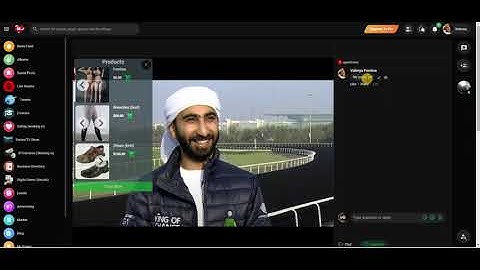 Wowonder Shopping streaming demo. Broadcast via RTMP, Video, Live Stream...