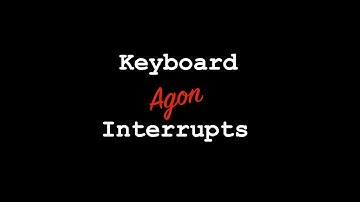 29 Interrupts - Keyboard