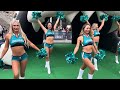 Roar of the Jaguars Cheerleaders performing at The Jungle 1 October 2023