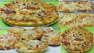 البيتزا يعني عجينة وصلصة🍕 مش مهم ايه الحشوة المهم العجينة تكون طرية وهشة😋 screenshot 5