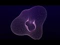 Golden Cut Organic Wave RGB NEON Lights Visual Pink Purple VJ LOOP NEON Abstract Background Video 4k