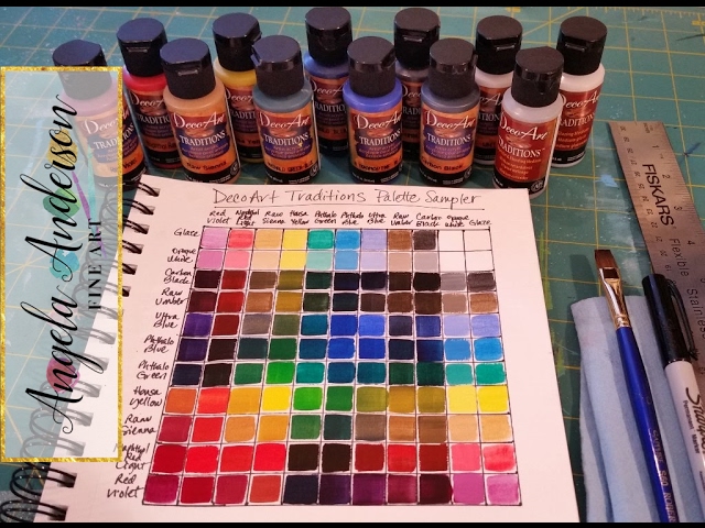 Creating A Color Mixing Guide Chart Acrylic Painting Tutorial For Beginners Learn To Mix Paint You - Acrylic Paint Colors That Go Together