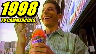 Over 50 minutes of 1998 TV Commercials  90s Commercial Compilation #44