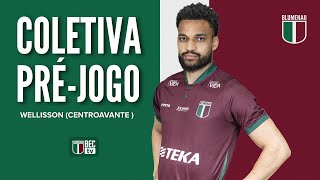 COLETIVA DE IMPRENSA PRÉ-JOGO COM O CENTROAVANTE WELLISSON (SÃO JOSEENSE x BLUMENAU)