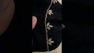 Abaya Sleeves Embroidery With Beads And Sequins