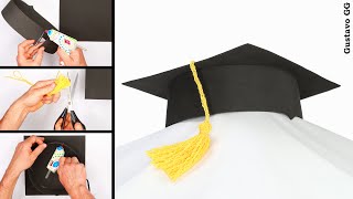 graduation cap 👩‍🎓 how to make a graduation cap - Gustavo gg