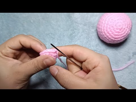 Hướng Dẫn Làm Móc Hoa Hình Đầu Heo Từ Len Part 5