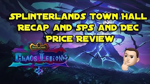 Splinterlands Updates SPS and DEC Price Review