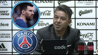 Gallardo habló de los silbidos a Messi en PSG: “No nos hagamos los patriotas”