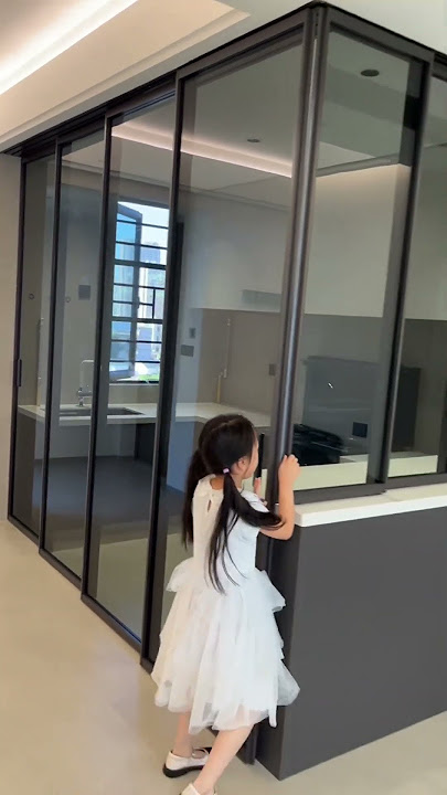 L-shaped sliding door#china #homedecor #importexportchina #slidingdoor #sliding #factoryproducts