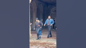 FBI filming earlier today in Central Park with Zeeko Zaki and Missy Peregrym 🎬🥰