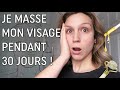 J'ai massé mon visage chaque jour... pendant 30 jours !