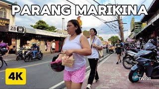 Parang Marikina City Walk 4K Public Market And Residential Areas