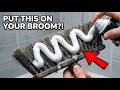 Never Use a Broom Without Shaving Cream Again!