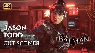 Batman Arkham Knight All Jason Todd Story Cut Scenes 4K 60Fps