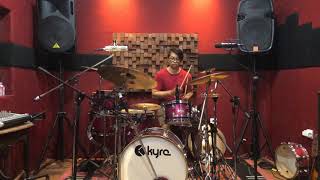Video voorbeeld van "Dia Milikku - Yovie and Nuno (Drum Cover)"